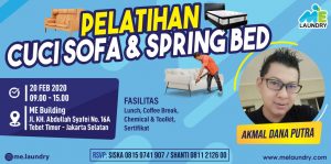 Pelatihan Cuci Sofa & Spring Bed