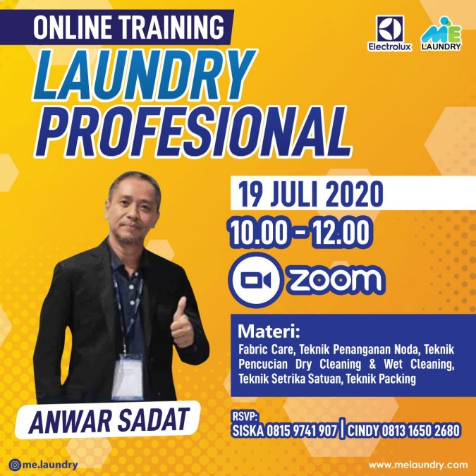 Online Training Laundry Profesional